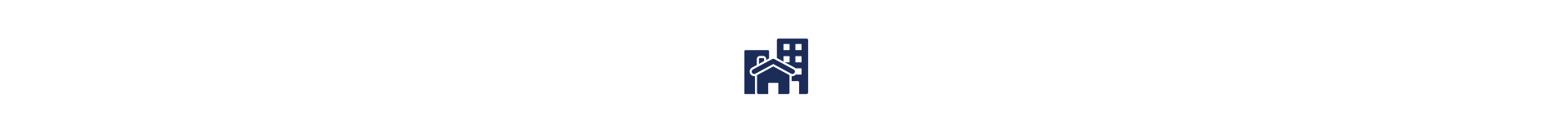 Building icon with black and white background.